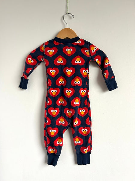 Hanna Andersson x Sesame Street Elmo Romper • 12-18 months