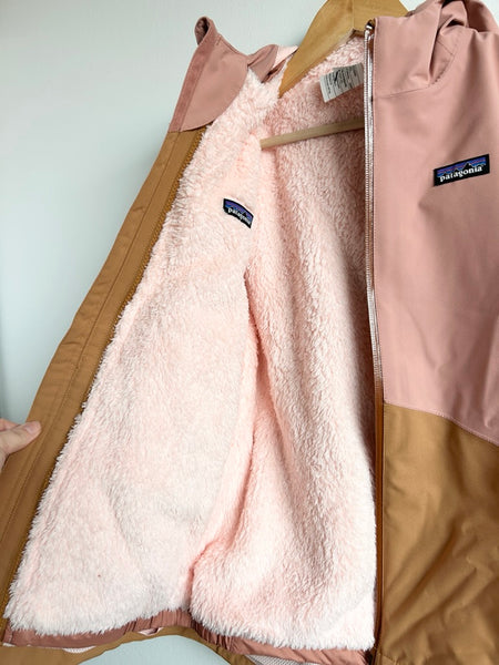 NEW Patagonia 4-in-1 Pink and Brown Jacket • 10-12 years (Medium)