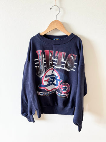 Vintage Winnipeg Jets Sweatshirt • 8-10 years