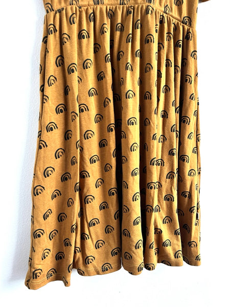 Little and Lively Brown Rainbow Dress • 10-12 years