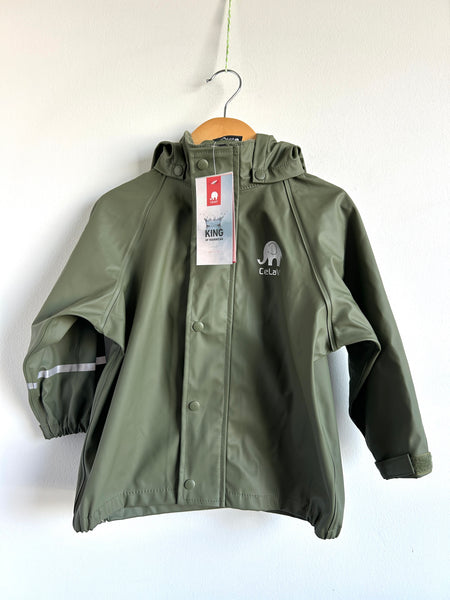 NEW Celavi Rubberized Rainjacket • 2-3 years