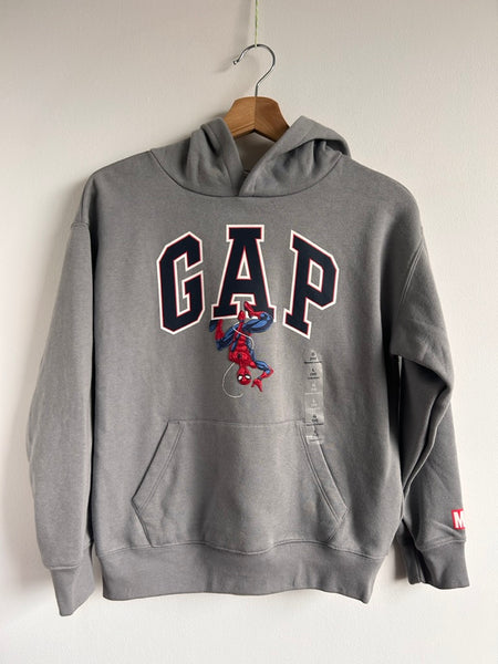 NEW Gap x Marvel Spiderman Grey Hoodie • 10 years