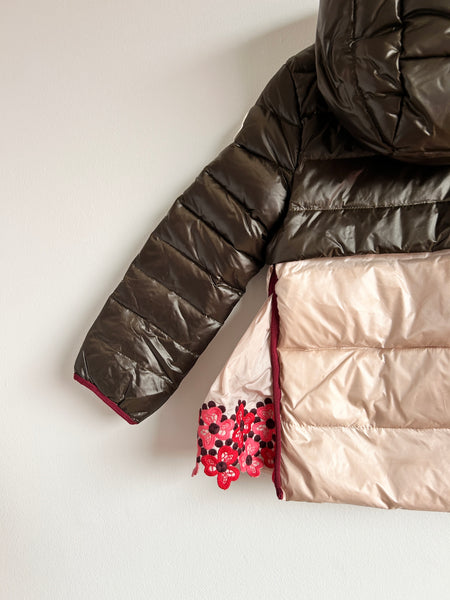 Moncler 2-Tone Puffer with Lace Sides • 5-7 years (120cm)