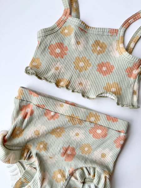 Wild Wawa 2pc Floral Crop Set • 6-18 months