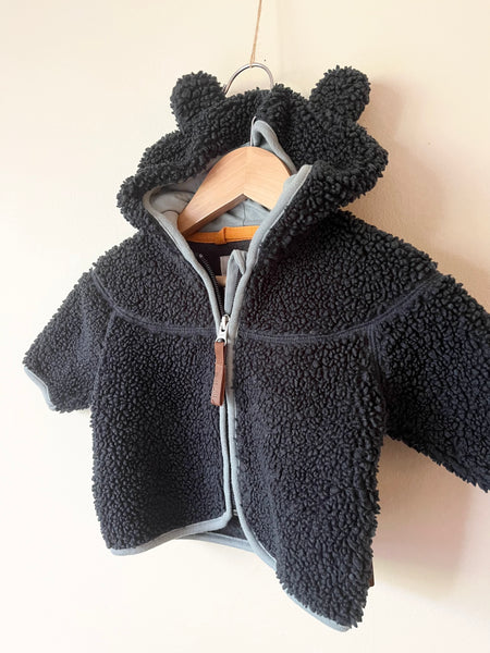 Molo Blue Cozy Jacket • 3-6 months