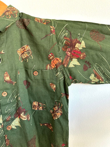 NEW Vintage R&R Button Up Camping Shirt • 5 years