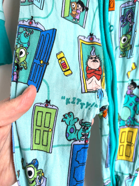 Little Sleepies x Monsters Inc Bamboo Jammies • 0-3 months
