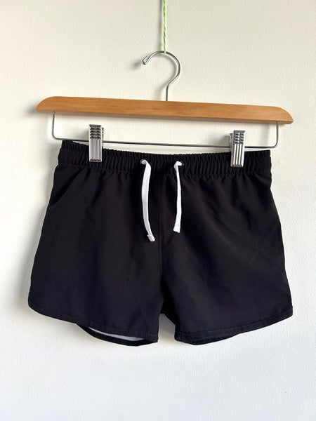 Honeysuckle Black Swimshort • 6-7 years