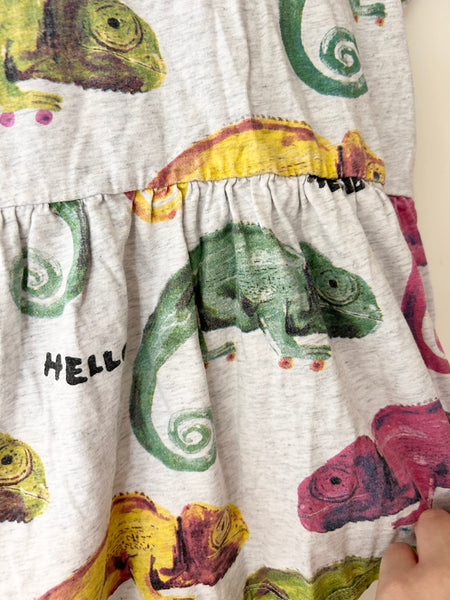 Minti Iguanas T-Shirt Dress • 3-4 years *