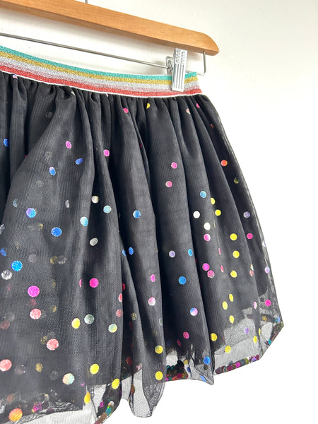 Stella McCartney Confetti Black Tulle Skirt • 8-10 years