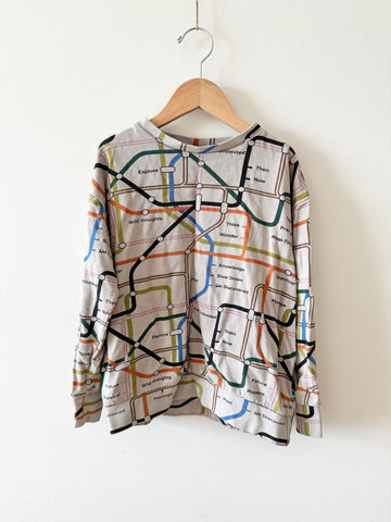 Molo Subway Map Sweatshirt • 6-8 years