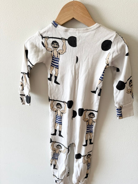 Mini Rodini Strongman Romper • 6-12 months