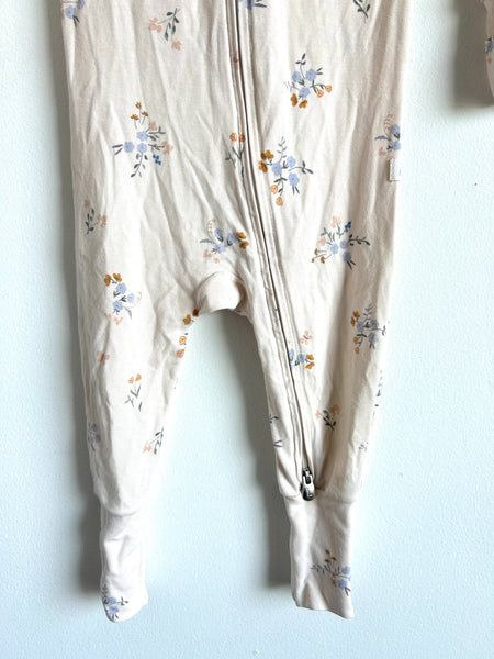 LouLou Lollipop Autumn Floral Sleeper • 12-18 months
