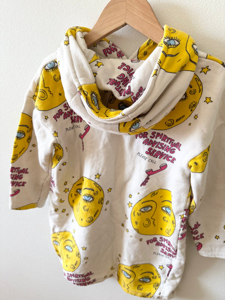 Mini Rodini Moon Hoodie Dress • 3-5 years (104-110cm)