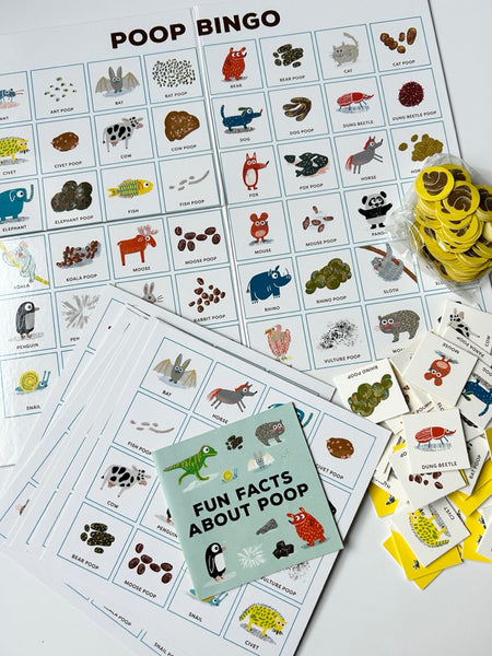 Poop Bingo Game - Bingo for Kids!