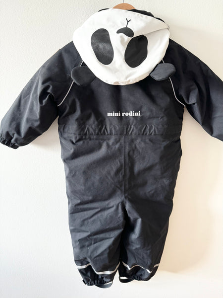 Mini Rodini Panda Bear Snowsuit • 1-2 years