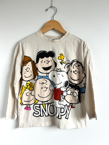 Zara x Peanuts Long Sleeve Top • 7-8 years