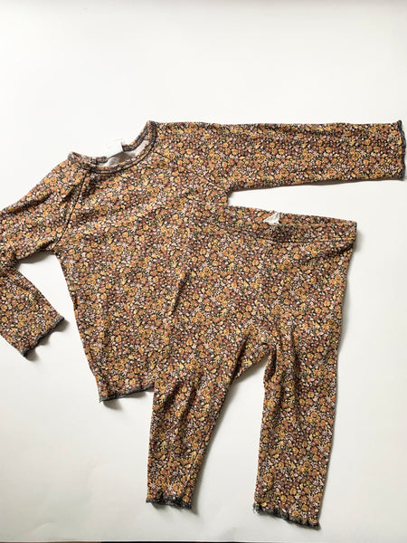 H&M 2pc Floral Set • 6-12 months