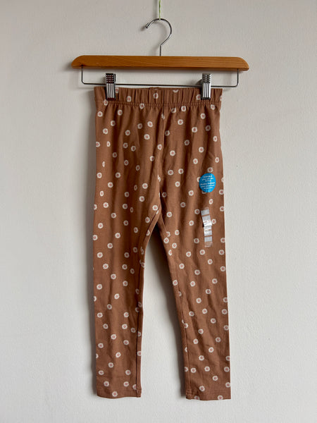 NEW Carter's Brown Floral Print Leggings • 7 years
