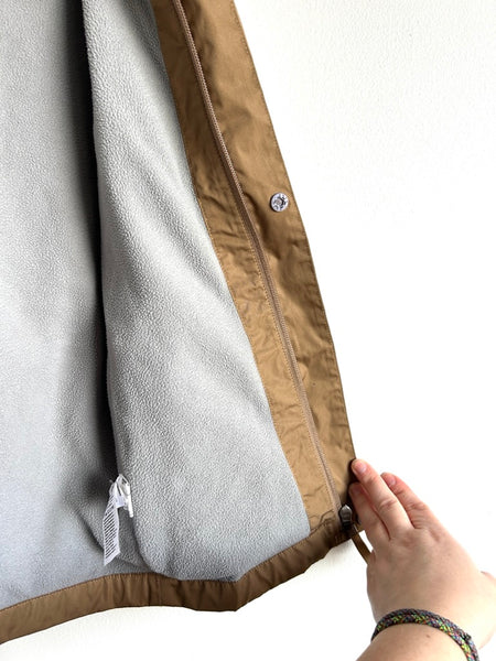 MEC Brown Fleece Lined Rainjacket • 8 years