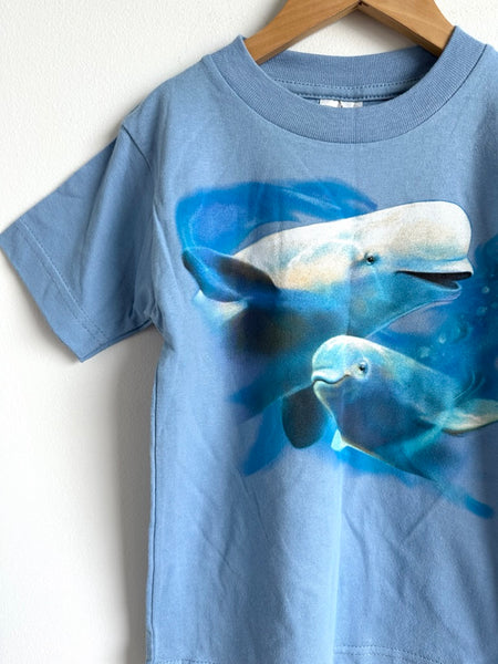 Vintage HarleQuin Beluga Blue Tee • 4 years
