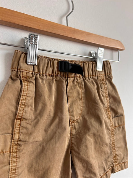 Zara Brown Big Pocket Hiking Shorts • 2 years