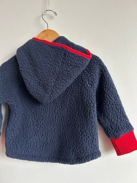 NEW Patagonia Retro Pile Navy and Red Fleece • 2 years