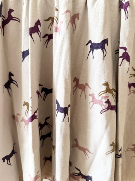 Tea Purple Horse Dress • 5 years
