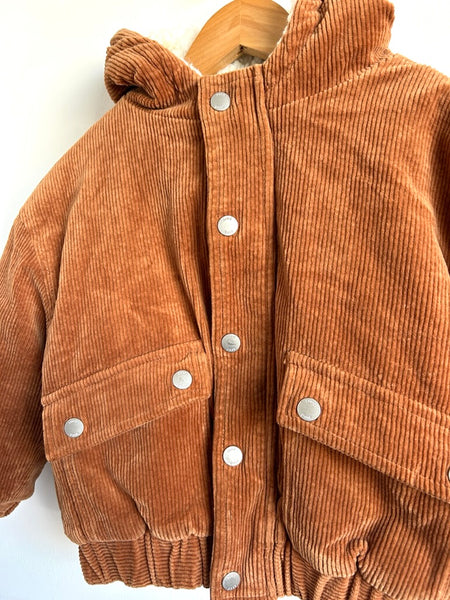 Seed Heritage Courduroy Sherpa Jacket • 4 years