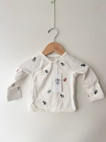 NEW Noppies Squirrel Kimono Top • 3-6 months (62cm) *