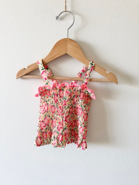 Louise Misha Floral Stretchy Tank Top • 12-18 months