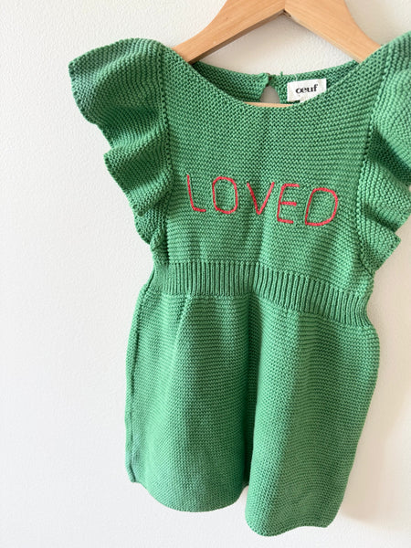 Oeuf Loved Cotton Knit Tank Dress • 1-2 years