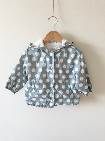Zara Polka Dot Windbreaker • 12-18 months