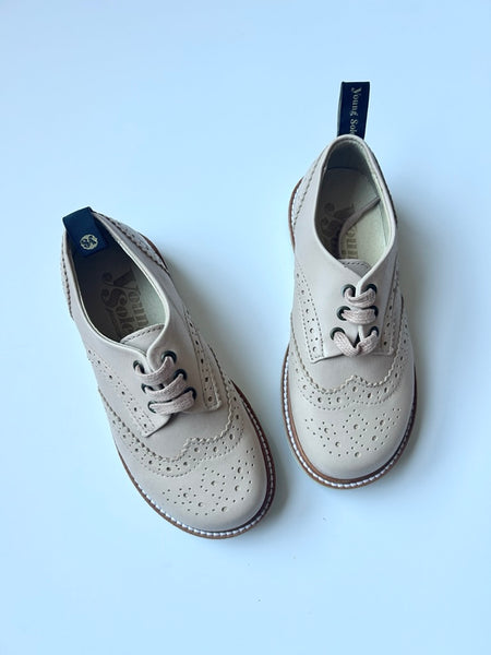 NEW Young Soles London Brando Lace Up Shoes • 12/13c (8" along the bottom)