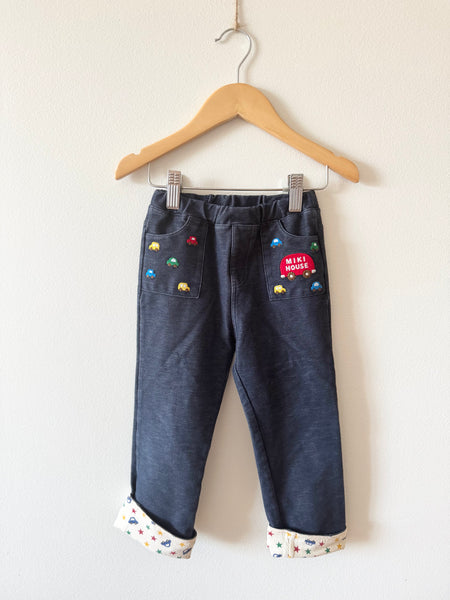 Mikihouse Blue Pants • 3-4 years (100cm)