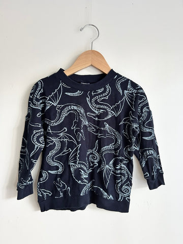 Bonds Long Sleeve Dragon Shirt • 3-4 years