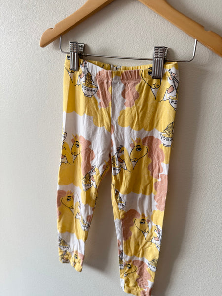 Mini Rodini Horses Noodles Leggings • 2-3 years