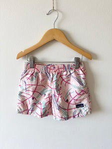 Patagonia Floral Baggies Pink Shorts • 3-4 years