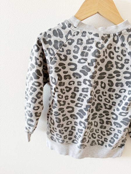 Little Bipsy Leopard Print Sweatshirt • 2-3 years