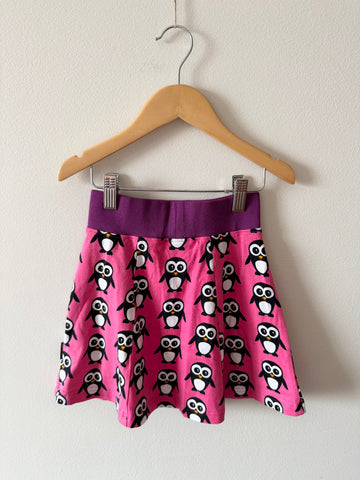 NEW Maxomorra Pink Penguin Skirt • 5-6 years