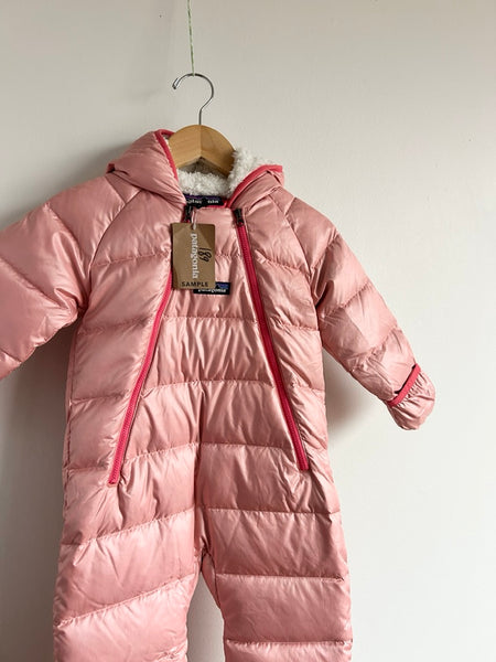 NEW Patagonia Light Pink Down Bunting Suit • 6-12 months (fits big)