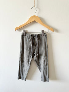 Wheat Grey Drawstring Joggers • 18 months