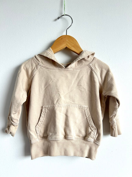 Les Gamins Cream Cotton Hoodie • 6-18 months