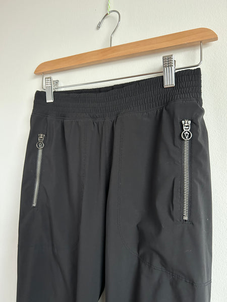 Iviva Black Double Layer Joggers • 10-12 years