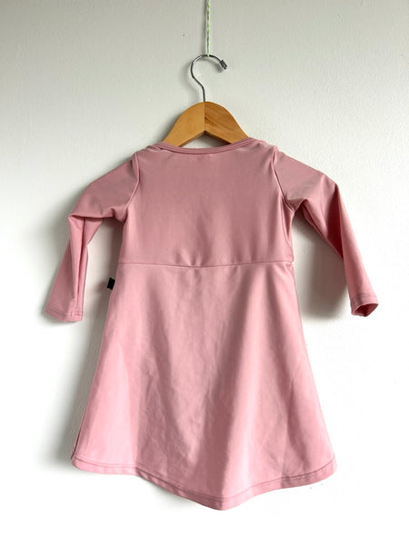 Honeysuckle Pink Swim Dress • 12-18 months