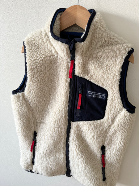 Vineyard Vines Sherpa Vest • 7-8 years