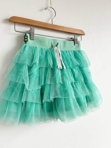 PK Beans Blue/Green Tutu Skort • 6 years
