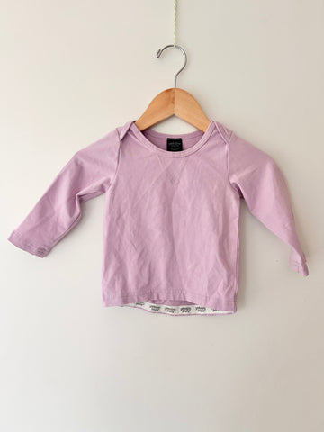 PK Beans Long Sleeve Purple Top • 6-12 months *
