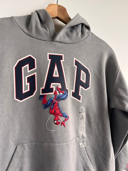 NEW Gap x Marvel Spiderman Grey Hoodie • 10 years