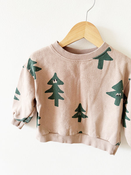 Zara Trees with Eyes Sweatshirt • 18-24 months